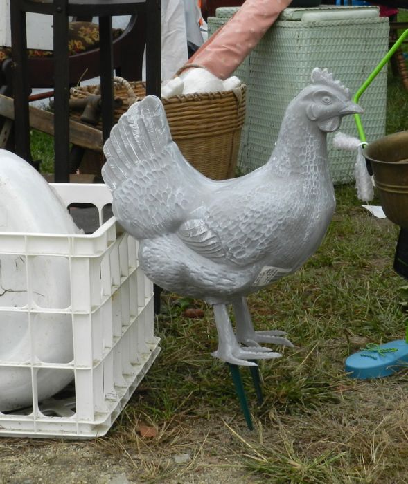 plastic chicken lawn ornaments