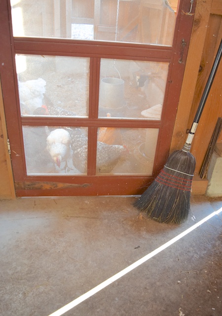 swept barn floor